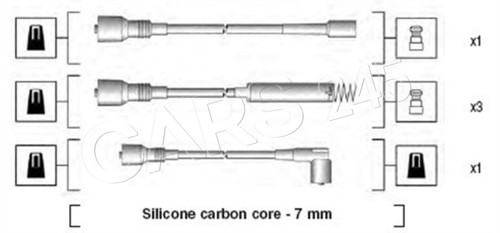 Ignition lead set for - ignition,