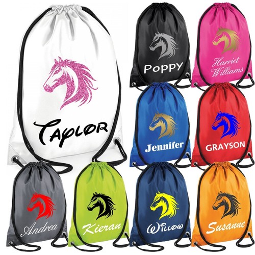 Personalised horse drawstring - personalised,