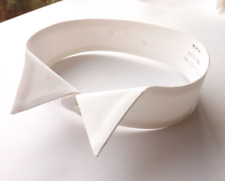 UNUSED Vintage RMM Officer's Wing Tip Shirt Collar White Starched 15.5 Inch Neck