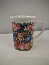 Queen’s By Churchill Fine Bone China  Farmyard Pig mug made in England New
