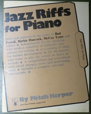 2 Books for Jazz Pianists-"Jazz Riffs for Piano"+"Jazz Improvisation & Harmony"