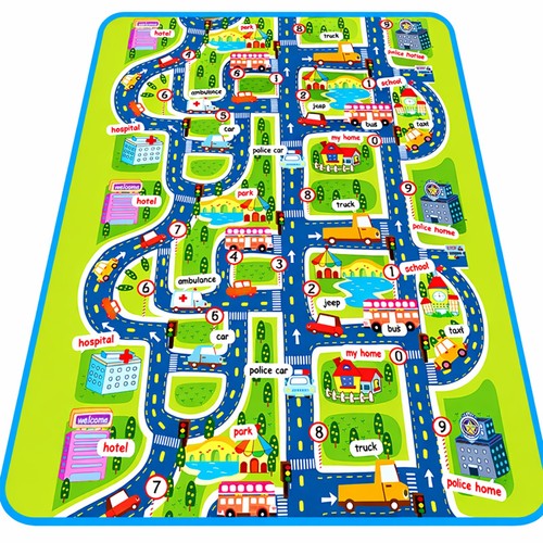 City road crawling map - road,