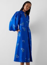 LK Bennett Vera Blue Silk &