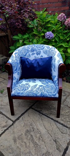 Curved arm chair circa - , 60s