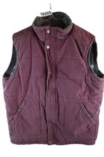 FAT FACE Purple Padded Gilet size M Mens Puffer Vest Casual Outdoors Outerwear