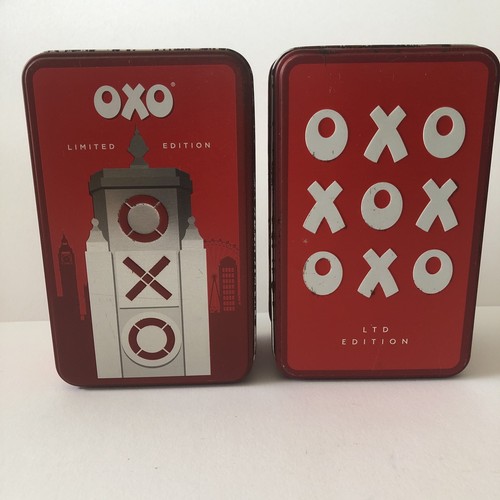 Two ltd edition oxo tins - edition,