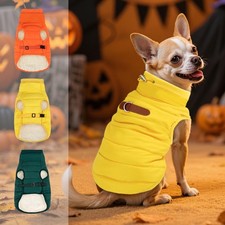 Fleece Lined Warm Dog Jacket