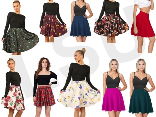 Women mini skater - mini, skirt