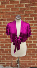 Coast fuchsia  Silk Jacket