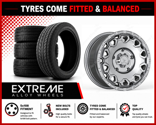 Sprocket alloy wheels - 16",