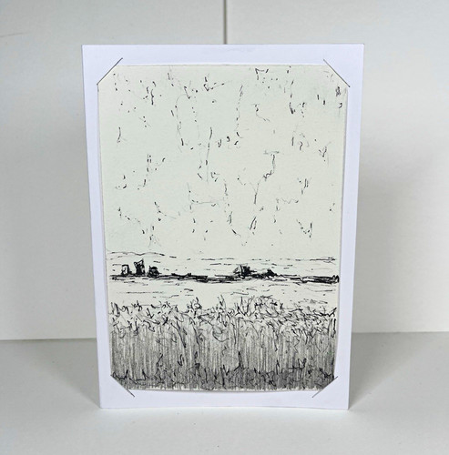 Original landscape sketch - original,