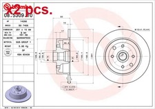 X2 PCS REAR BRAKE DISC ROTOS
