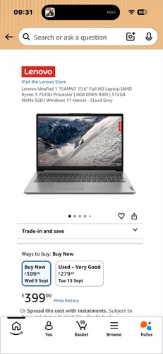 Lenovo ideapad 15amn7 6 - lenovo,