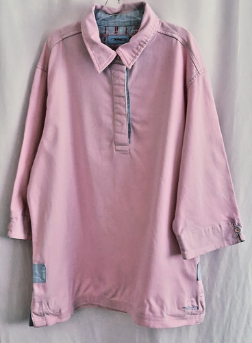 Tayberry polo top pink cotton - tayberry,