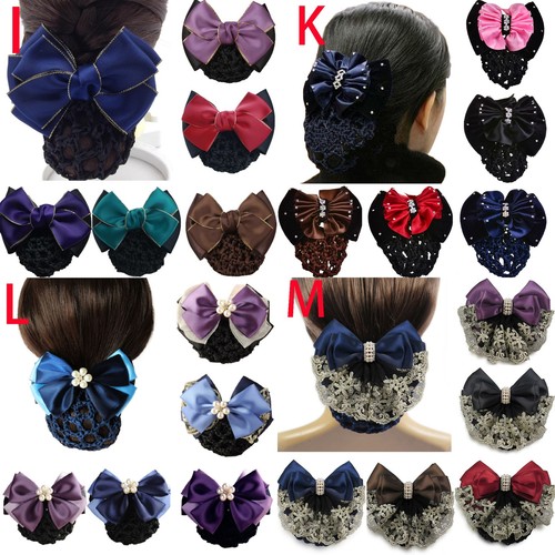 Women hair clip with net - net, bun