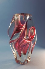 Chribska Glass Vase Josef