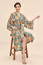 Powder Kimono Gown in Cream