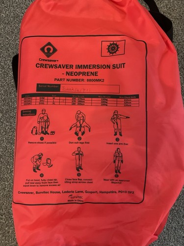 Crewsaver universal immersion - crewsaver,