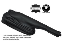 BLACK STICH LEATHER HANDBRAKE