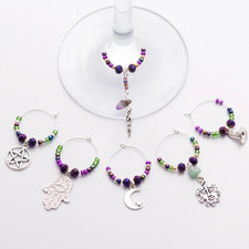 Witchy Wine Glass Charms