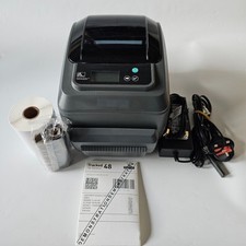 Zebra GX420t USB LAN WIFI Thermal Transfer Label Printer with Ribbon Labels 110/