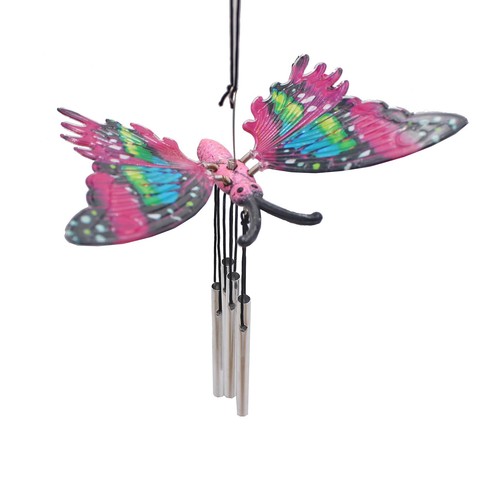 Butterfly garden wind chime - garden,