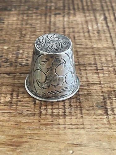 Sterling silver thimble - sterling,