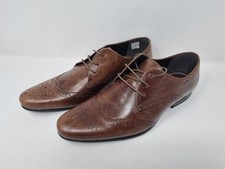 Topman Mens Brown Leather