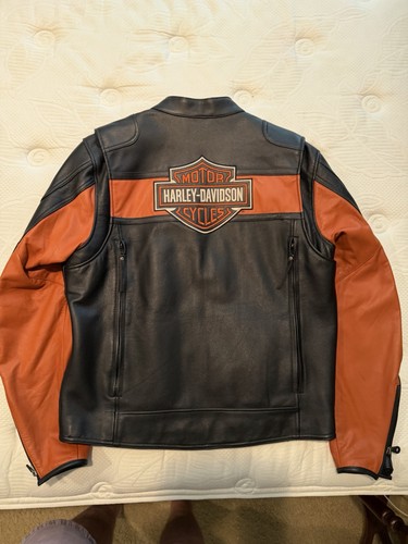 Harley davidson black orange - black, &
