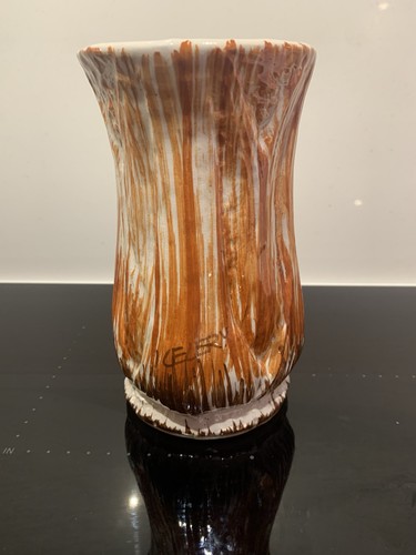 Vintage pottery celery vase - pottery,