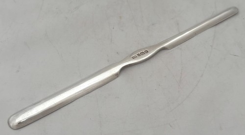 Victorian silver marrow scoop - victorian,