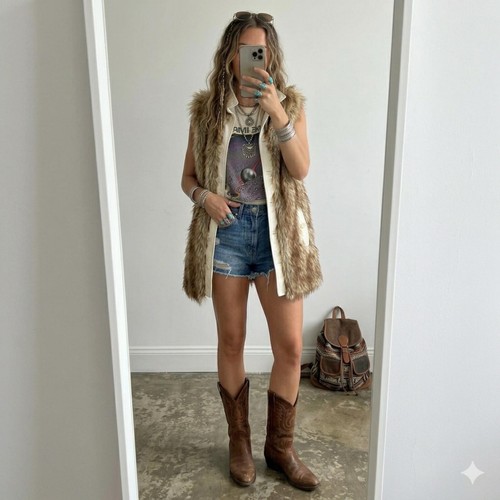 Rachel zoe faux - fur, and
