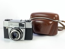 Vintage Agfa Silette I 35mm Film Camera Color Agnar 45mm F2.8 Lens + Case