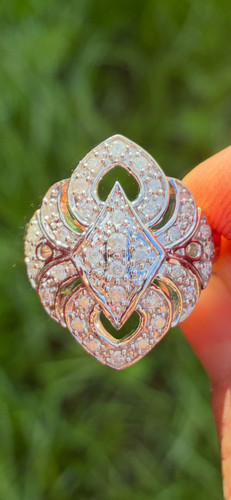 9ct gold heavy natural - , diamond