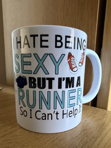 Funny runner humour mug hate - runner,