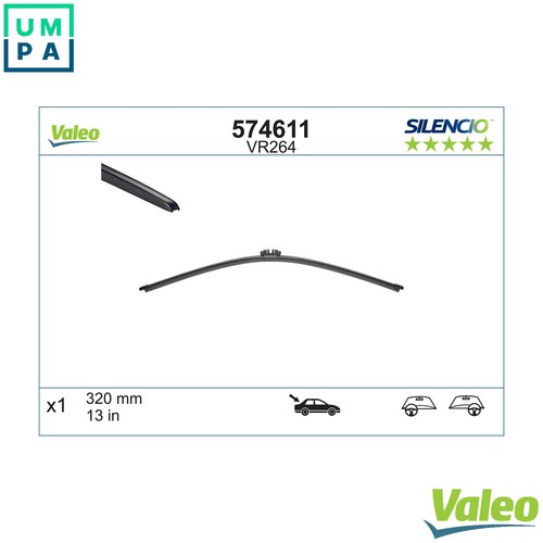 Wiper blade 574611 for - wiper, seat