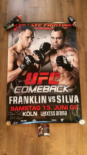 Ufc sbc signed event poster - signed,