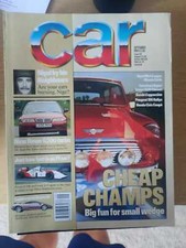 Car Magazine Sep 1994, Saab 900 Turbo, Mazda 323 V6, SE30, Diablo, Kia Mentor, R