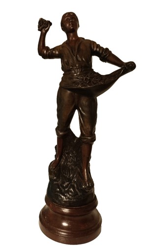 Antique french bronzed spelter - antique,