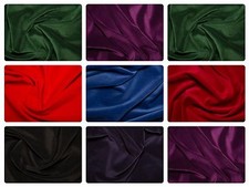 Premium 100% Cotton Velvet Fabric Material - 112cm (44") wide, 7 Colours