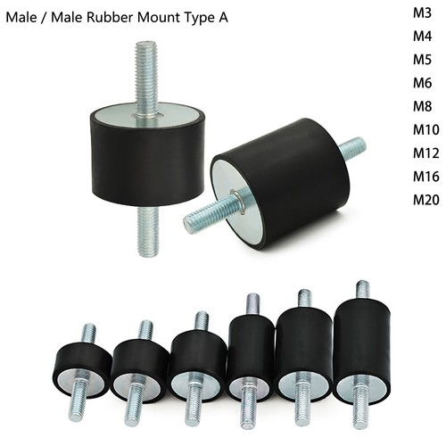 Rubber mount car - rubber, bobbin