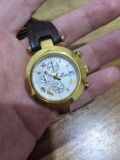 Vtg 1990s Klaus Kobec Couture Sports KKG1913 Chronograph Needs Battery And Strap