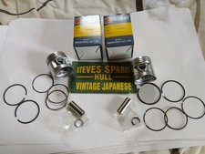 HONDA CB125T ,CB125TDC, CD125T ,CA125,CM125C, Piston Kits X 2 ,0.50mm, 44.50mm.