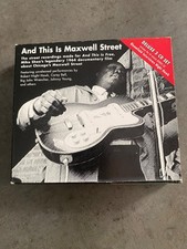 And This Is Maxwell Street - 3 CD Various Blues Artists VGC 