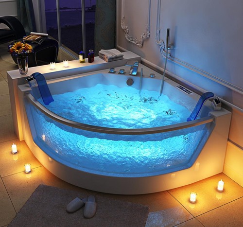 Luxury whirlpool bathtub - luxury,