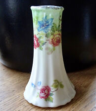 antique vintage hat pin stand holder vanity porcelain ceramic pink rose design
