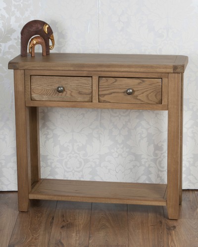 Console oak hall lamp - console,