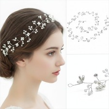 Hair vine bridal - vine, crystal