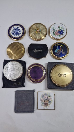 Vintage stratton mirror powder - stratton,