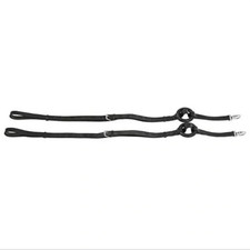 Black Leather Side Reins with